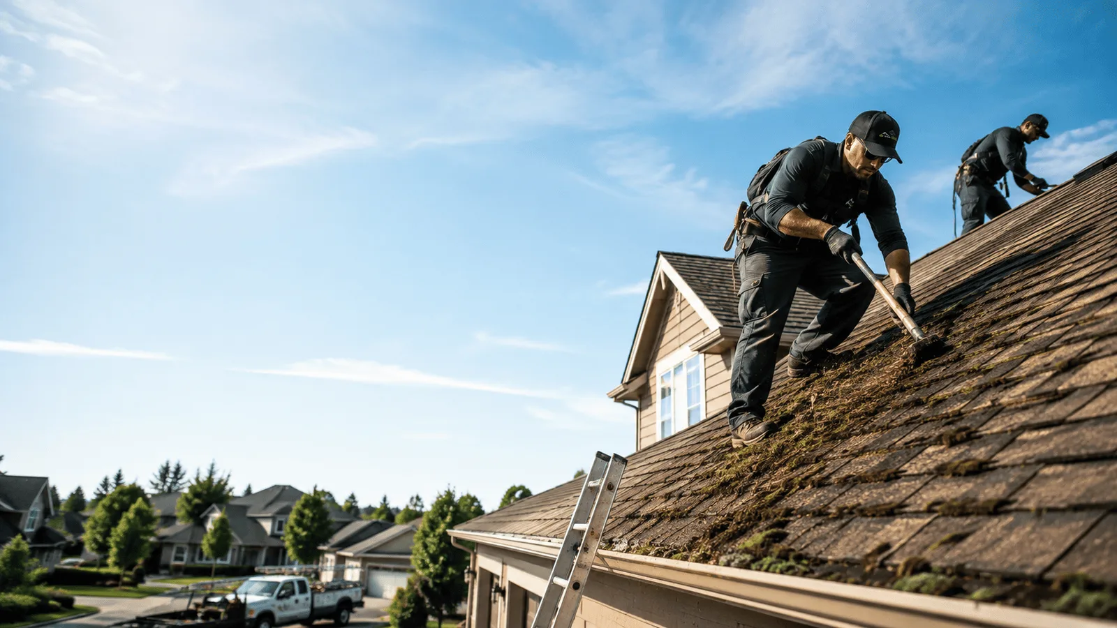 Roof Moss Removal in Breckenridge, TX near me